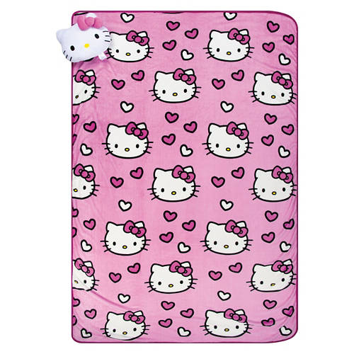 Nogginz Kids Pillow & Blanket Set - Hello Kitty
